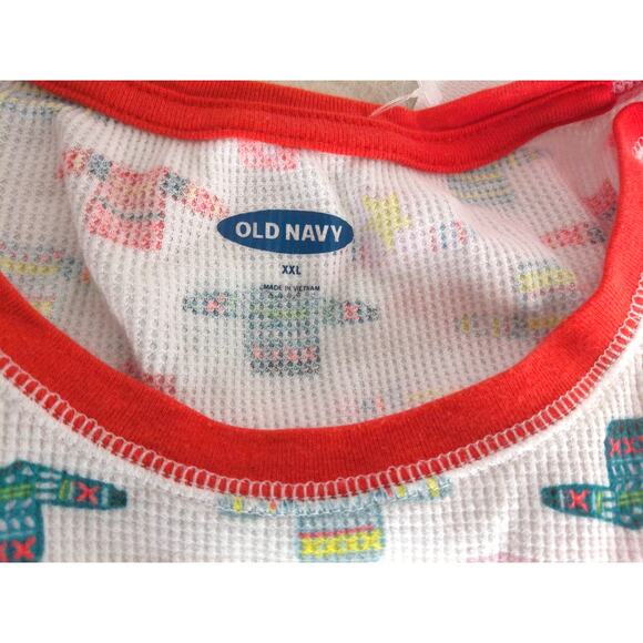 Old Navy Sweater Weather Thermal Pajama Set Size XXL - Picture 6 of 8